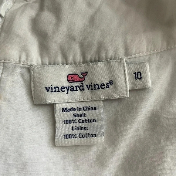 Vineyard vines eyelet dress size 10 - Picture 6 of 6